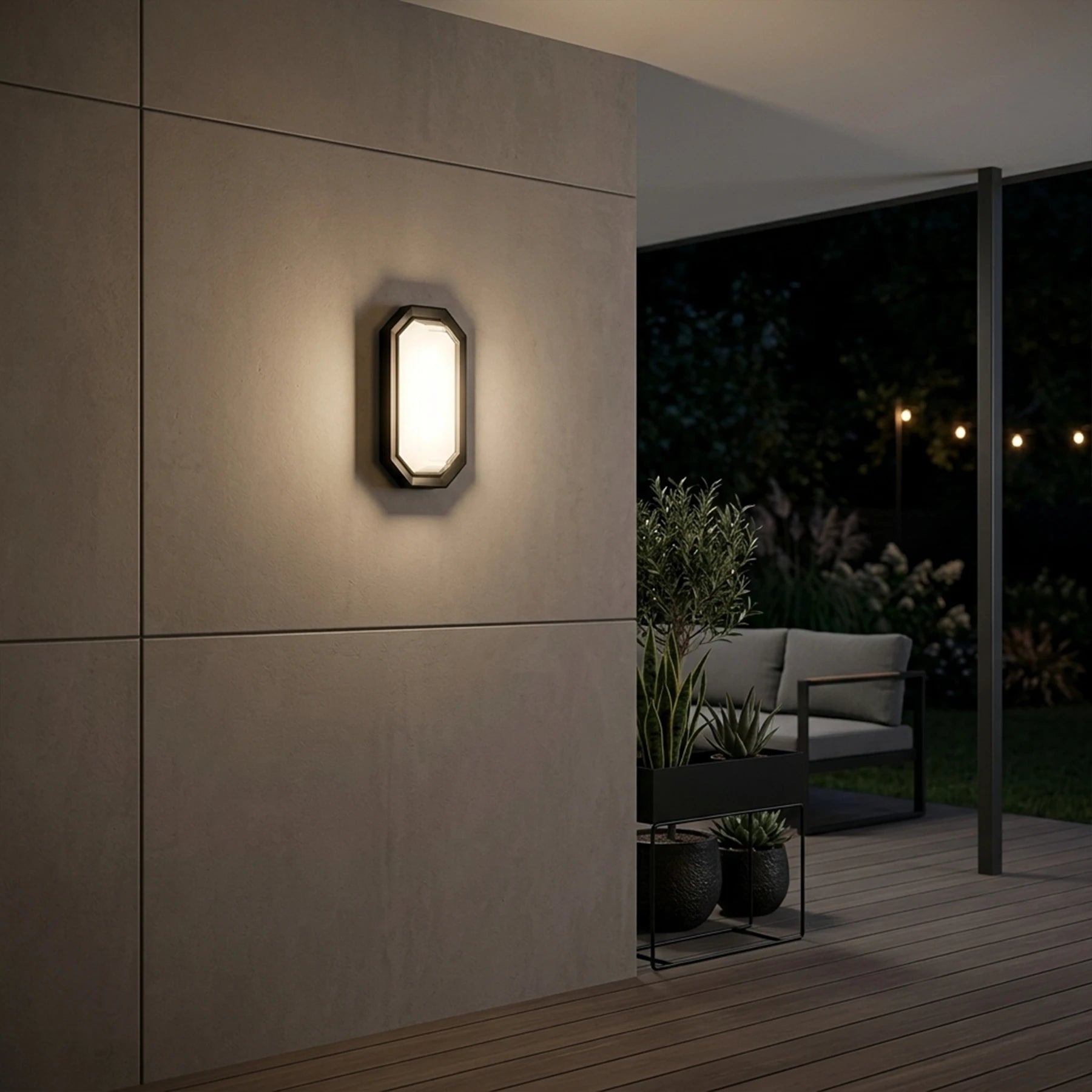 Octagonal Prism Sconce