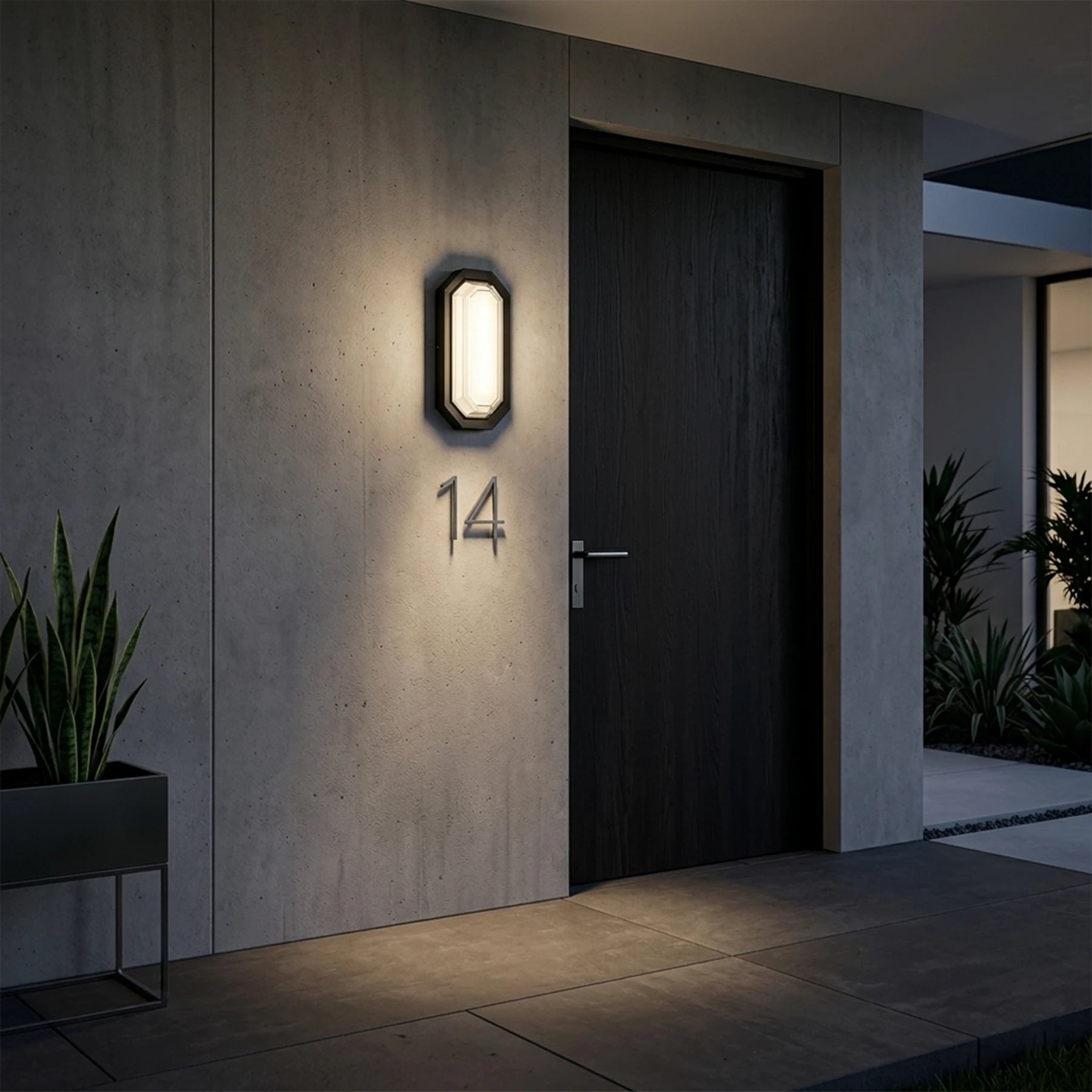 Octagonal Prism Sconce