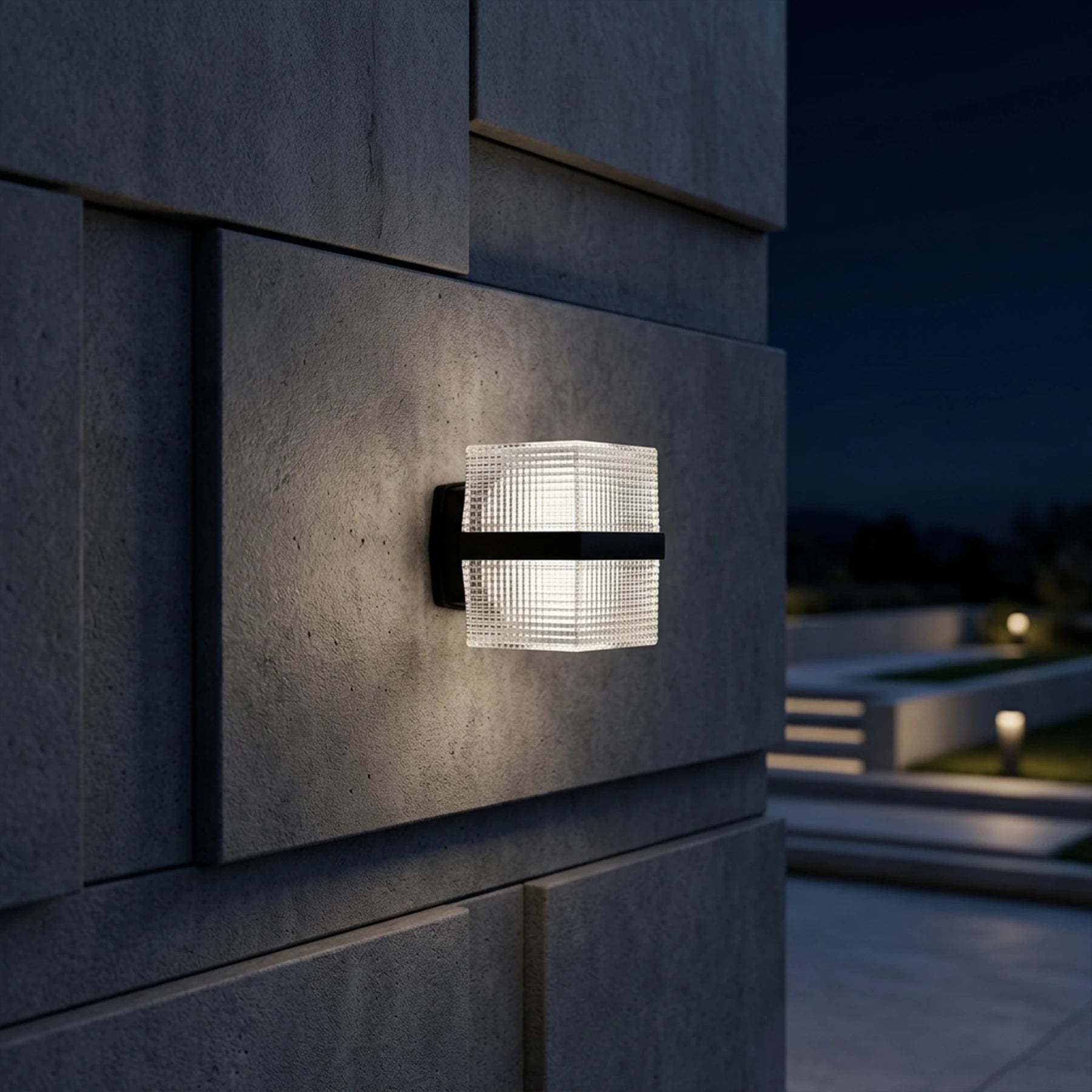 Lattice Prism Sconce – Contemporary Geometric Series