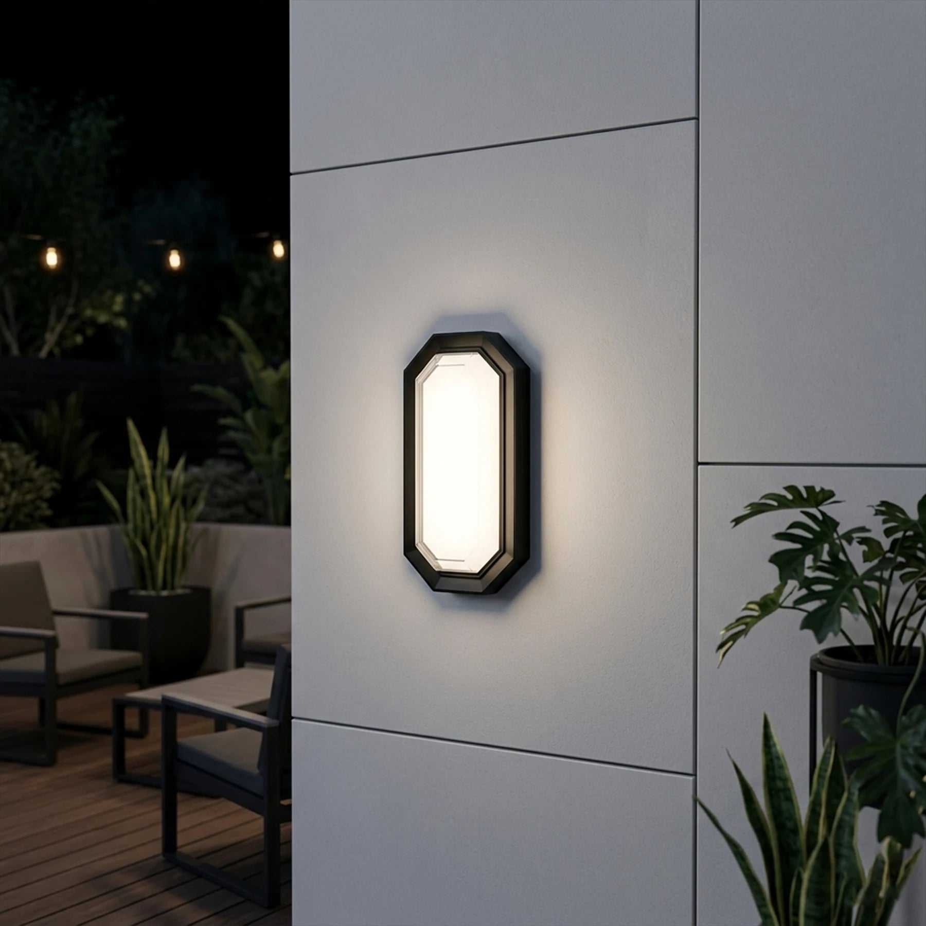 Octagonal Prism Sconce