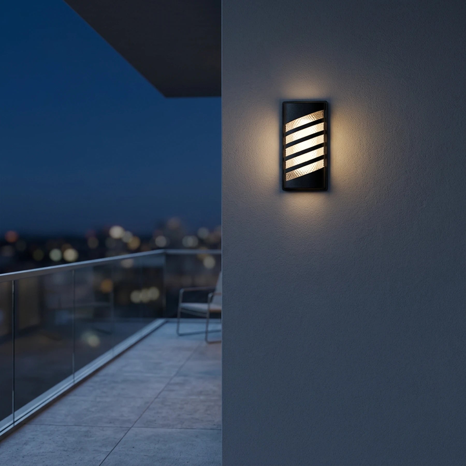 Linear Ripple Sconce – Modern Architectural Series