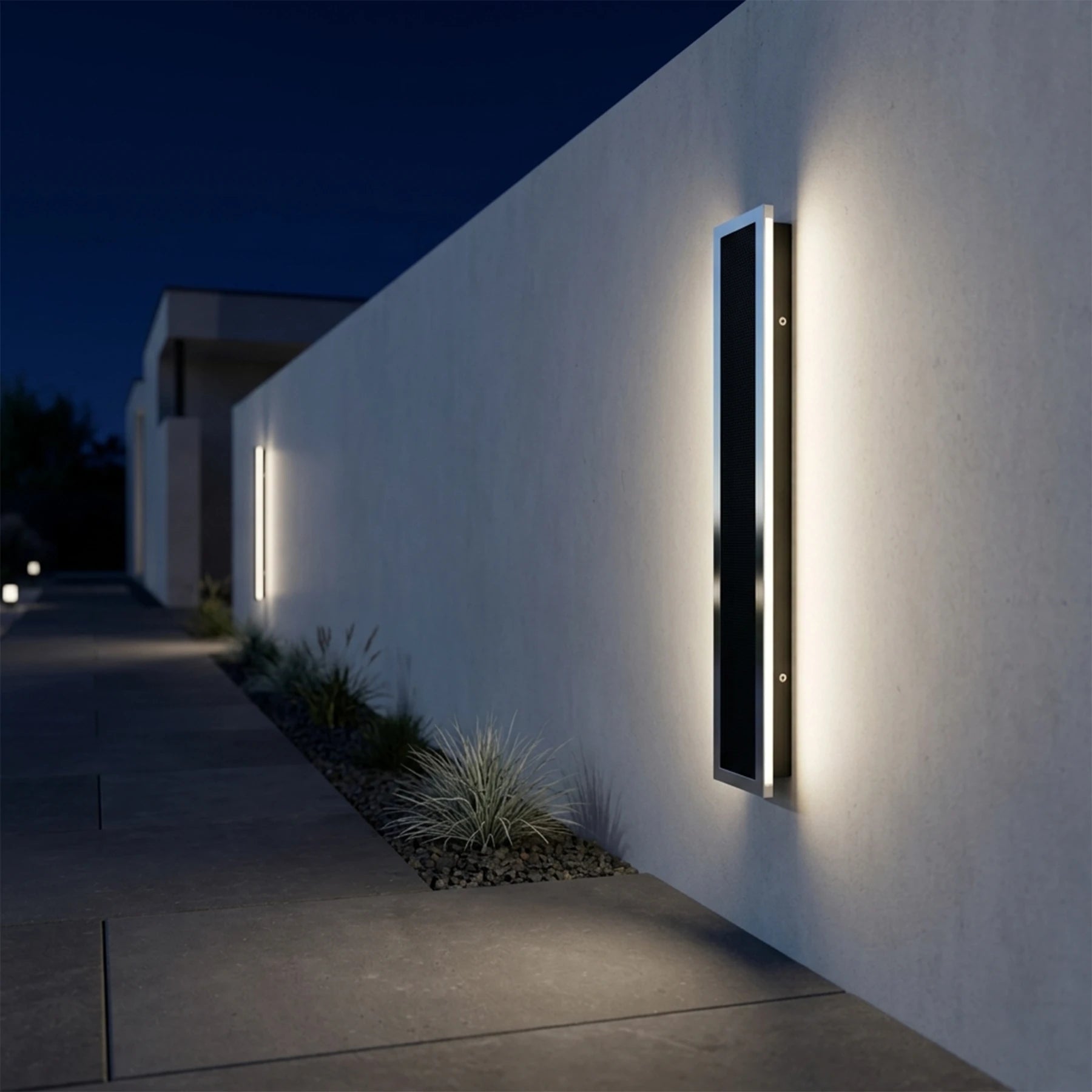 Eclipse Silhouette LED Sconce – Minimalist Linear Series