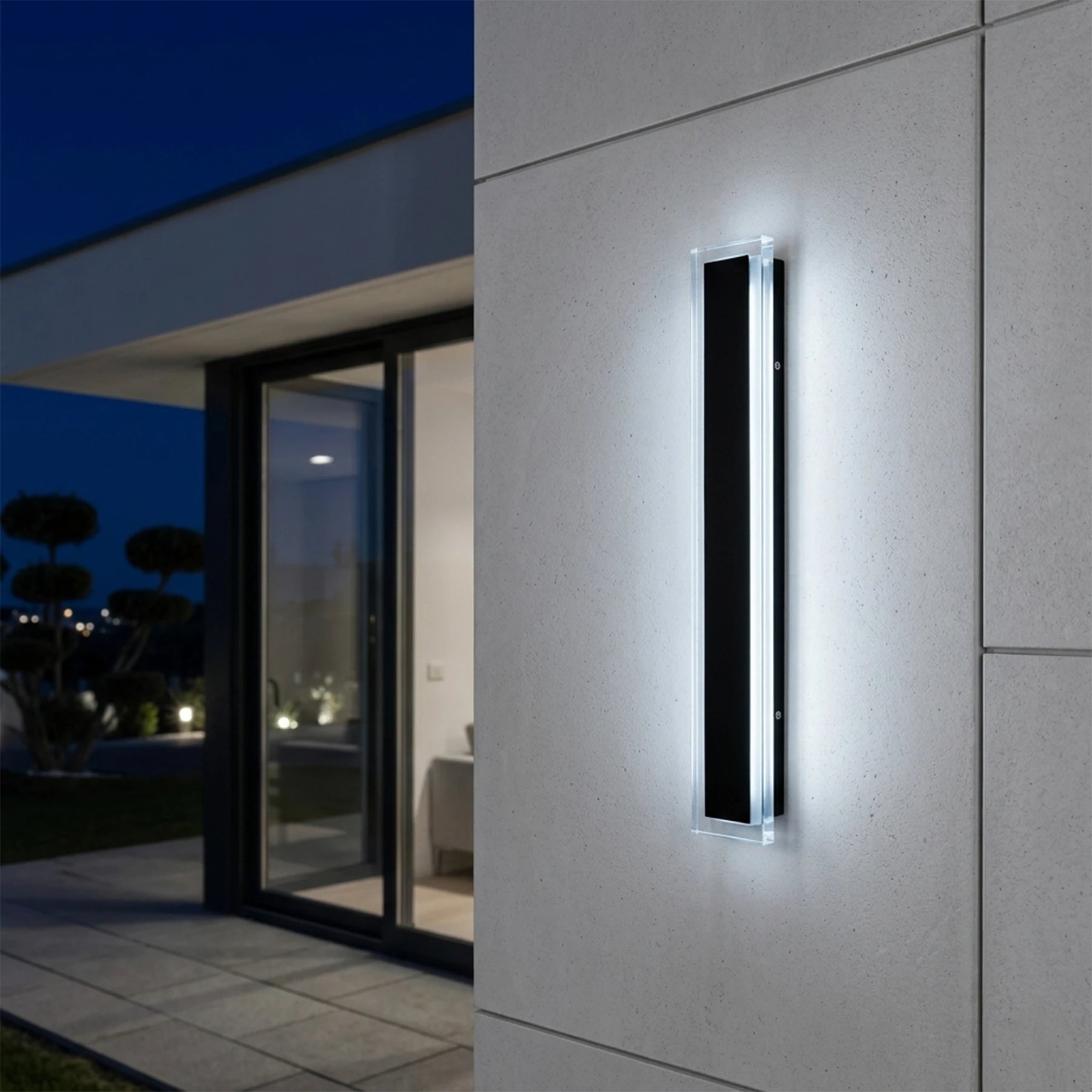 Eclipse Silhouette LED Sconce – Minimalist Linear Series