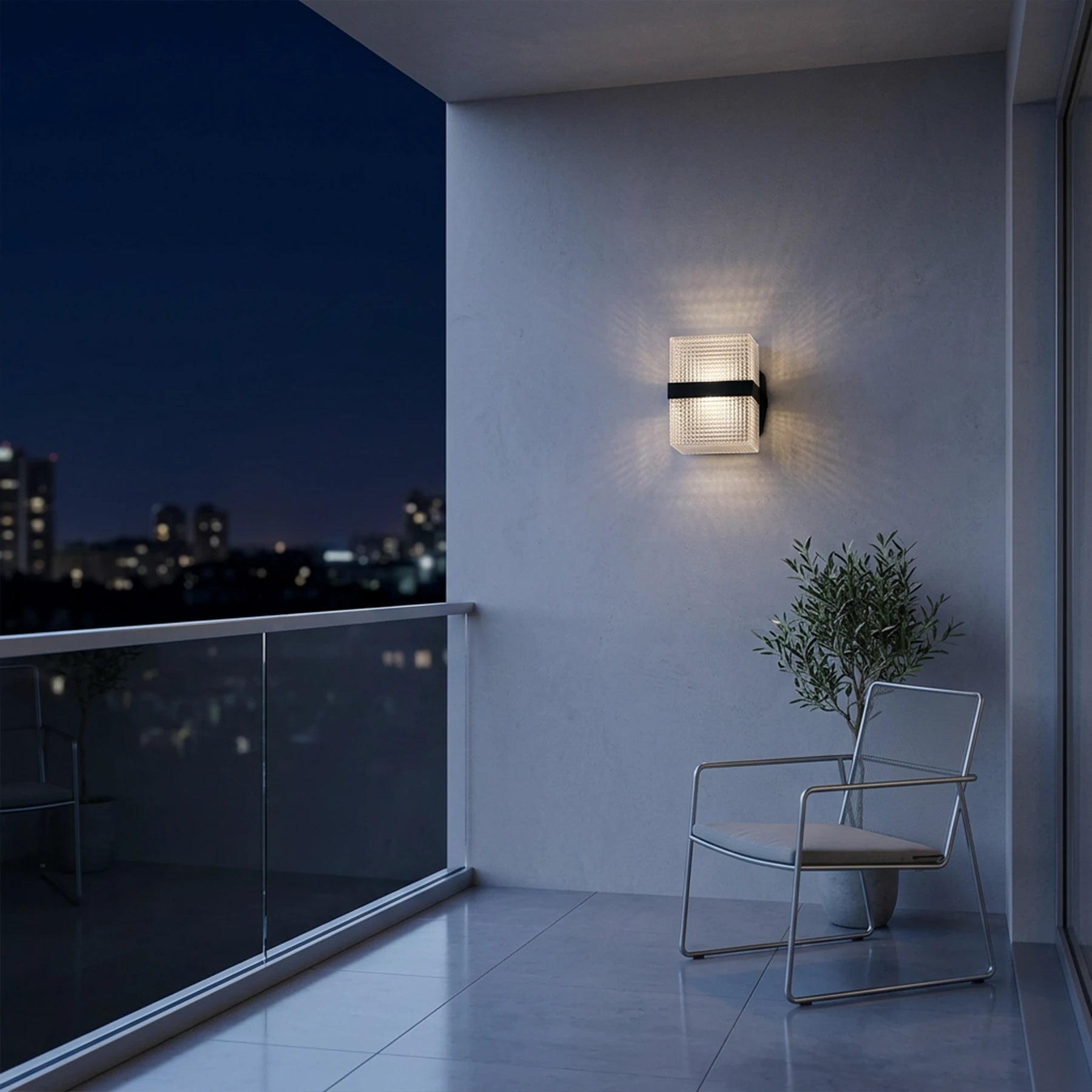 Lattice Prism Sconce – Contemporary Geometric Series