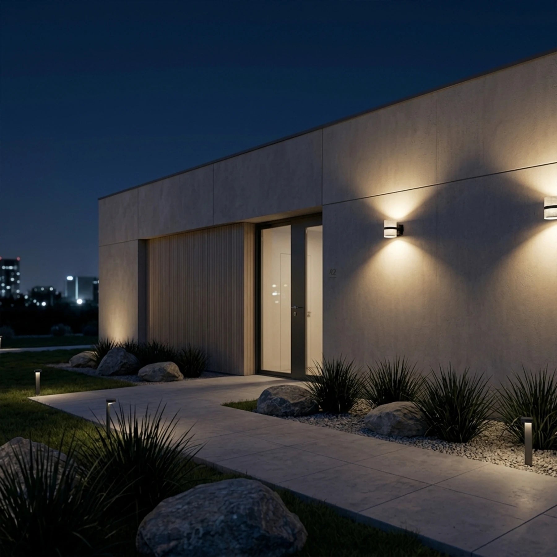 Lattice Crystal Sconce – Modern Dual-Beam Series