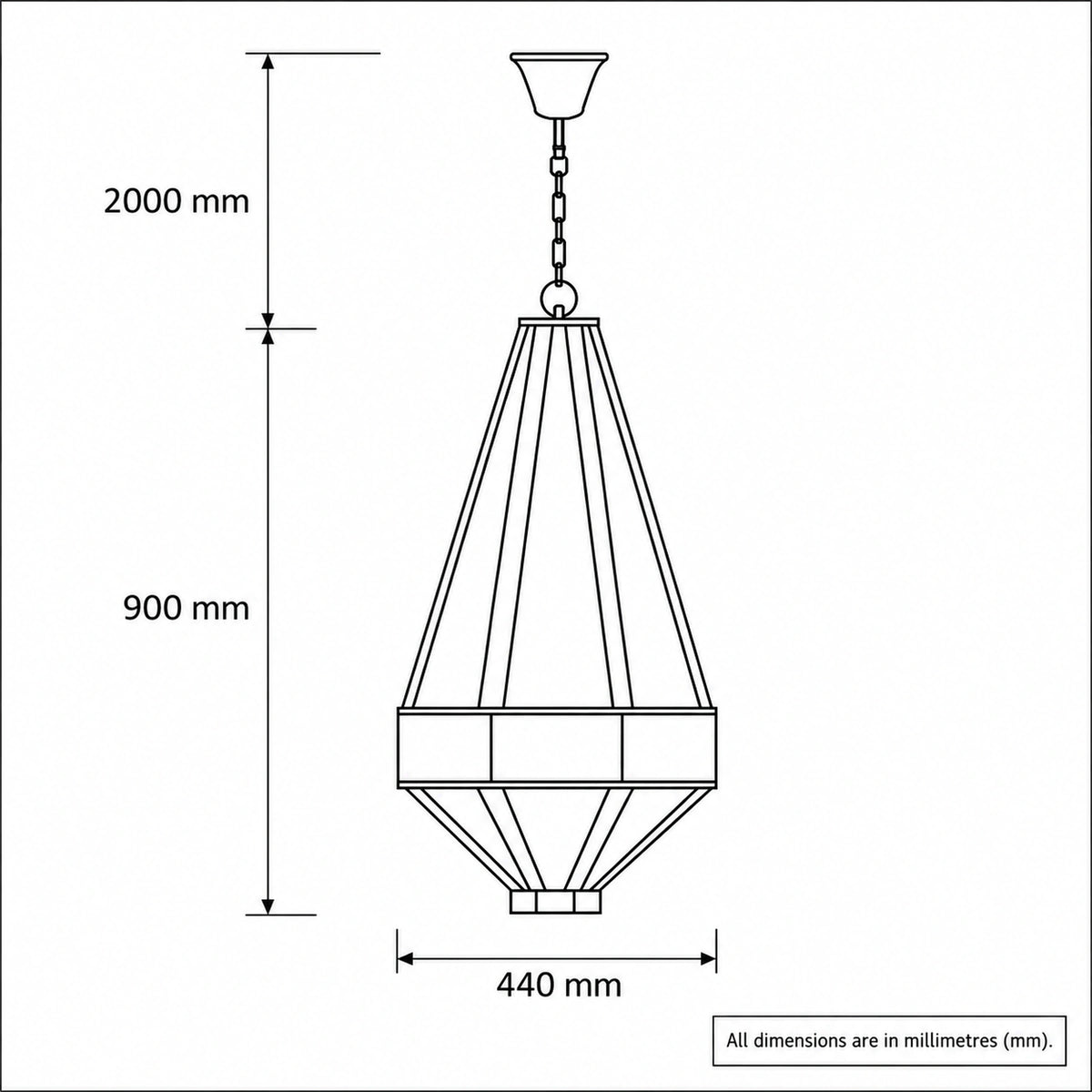 Zofio 4 Light Pendant