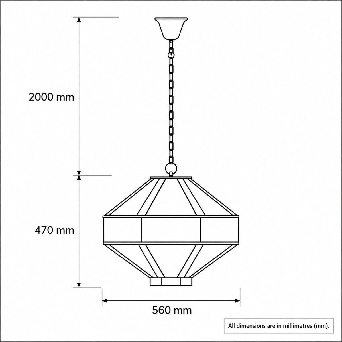 Zofio 5 Light Pendant