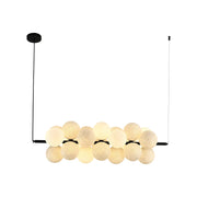 Celestial Orb Pendant Light – Speckled Cream & White | Abeeha Lighting